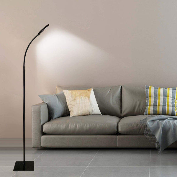 Metro Lane 165Cm Black Reading Floor Lamp | Wayfair.co.uk